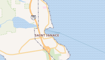 Saint Ignace, Michigan map