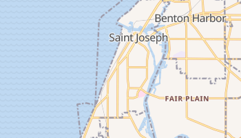 Saint Joseph, Michigan map