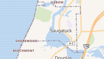 Saugatuck, Michigan map