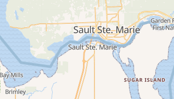 Sault Ste. Marie, Michigan map