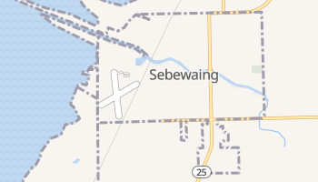 Sebewaing, Michigan map