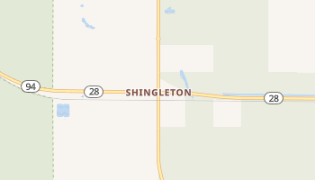 Shingleton, Michigan map