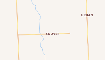Snover, Michigan map