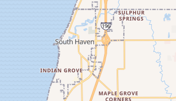 South Haven, Michigan map