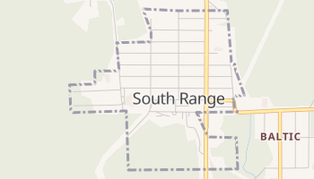 South Range, Michigan map