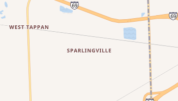 Sparlingville, Michigan map