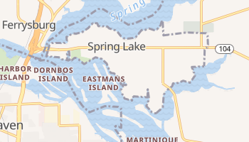Spring Lake, Michigan map