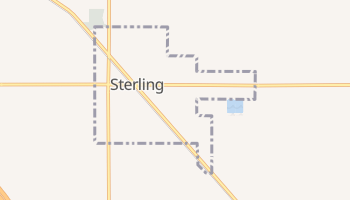 Sterling, Michigan map