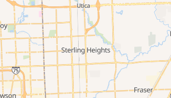 Sterling Heights, Michigan map