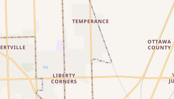 Temperance, Michigan map