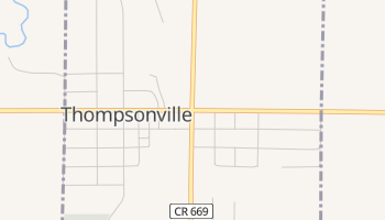 Thompsonville, Michigan map