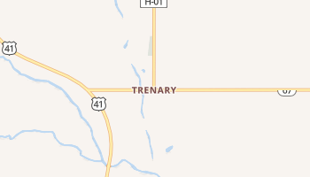 Trenary, Michigan map