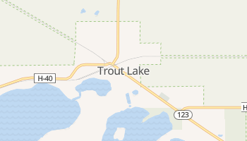 Trout Lake, Michigan map
