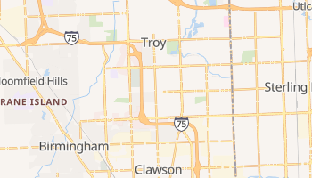 Troy, Michigan map