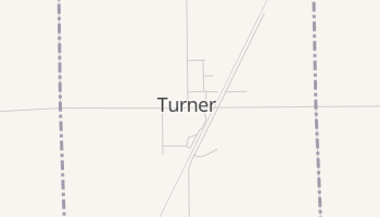 Turner, Michigan map