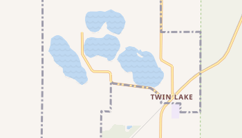 Twin Lake, Michigan map