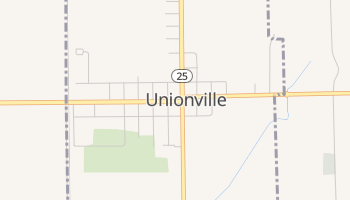Unionville, Michigan map