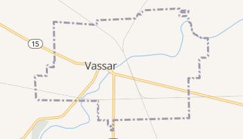 Vassar, Michigan map