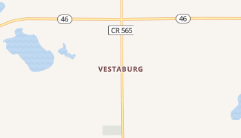 Vestaburg, Michigan map