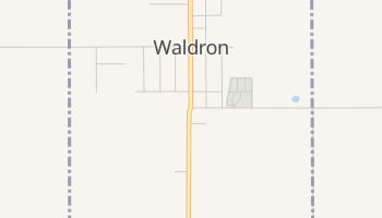 Waldron, Michigan map