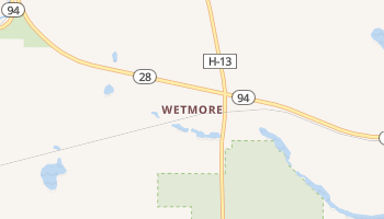 Wetmore, Michigan map
