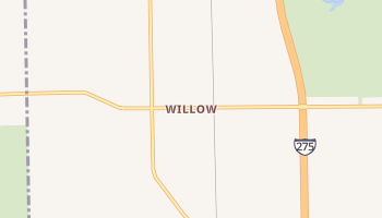 Willow, Michigan map