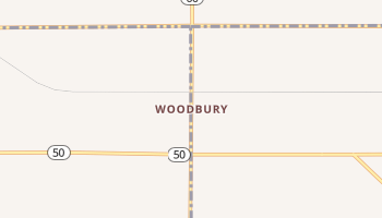 Woodbury, Michigan map
