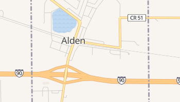 Alden, Minnesota map