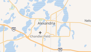 Alexandria, Minnesota map