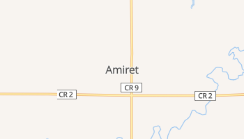 Amiret, Minnesota map