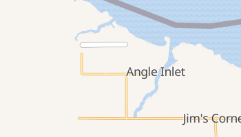 Angle Inlet, Minnesota map