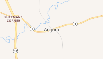 Angora, Minnesota map