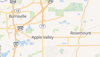 Apple Valley, Minnesota map