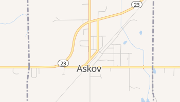 Askov, Minnesota map
