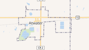 Atwater, Minnesota map
