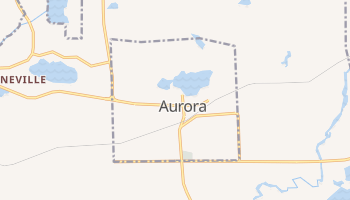 Aurora, Minnesota map