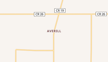 Averill, Minnesota map