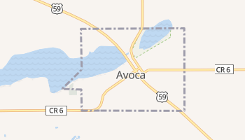Avoca, Minnesota map