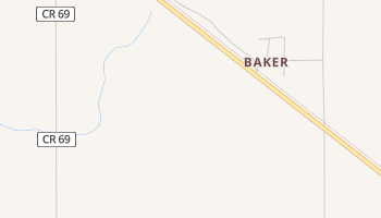 Baker, Minnesota map
