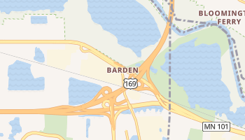 Barden, Minnesota map
