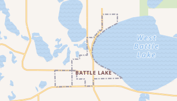 Battle Lake, Minnesota map