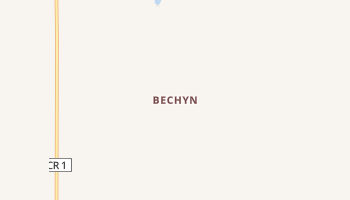 Bechyn, Minnesota map