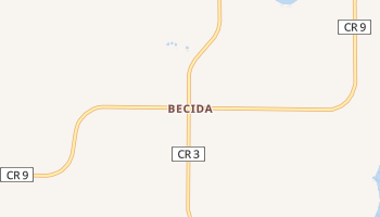 Becida, Minnesota map