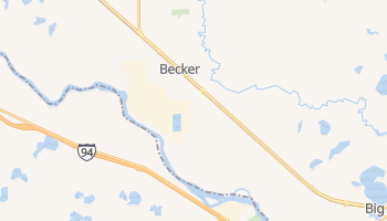 Becker, Minnesota map