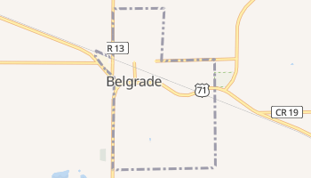 Belgrade, Minnesota map