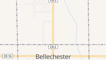 Bellechester, Minnesota map