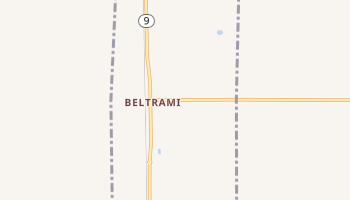 Beltrami, Minnesota map