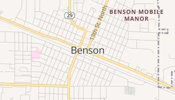 Benson, Minnesota map