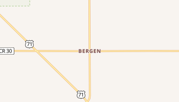 Bergen, Minnesota map