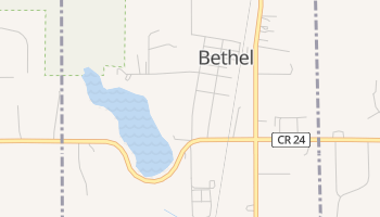Bethel, Minnesota map